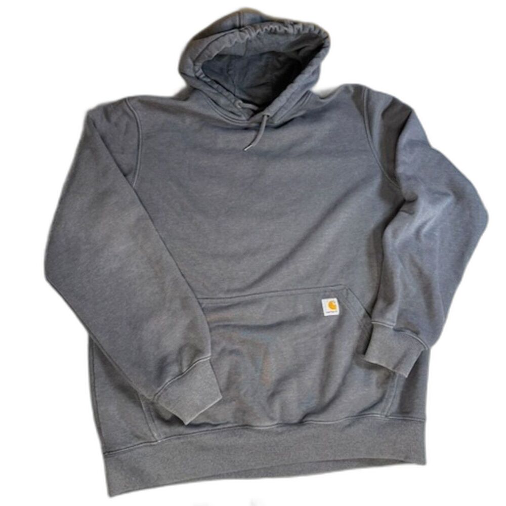 Carhartt Rain Defender Paxton Hoodie Men’s Large Tall Gray Heavyweight 100615